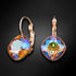 Серьги "Apžilbinošs Mirdzums IV (Light Colorado Topaz Shimmer)" с кристаллами Swarovski™
